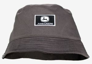MC14430878CH - Chapeau en sergé gris JOHN DEERE