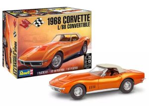 REV14572 - CORVETTE L/88 Cabriolet 1968 Orange à assembler et à peindre