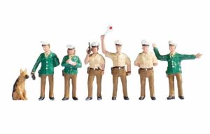 NOC15090 - 6 Policiers Allemand avec accessoires
