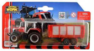 MST15590-C - MASSEY FERGUSON 8S.265 avec remorque sous blister
