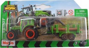 MST15590-F - FENDT 209 Vario avec remorque forestiere sous blister