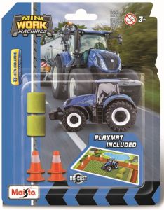 MST15592-C - Set NEW HOLLAND T7.185 HD avec accessoires et carrée de jeu