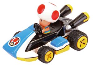 CARRERA15817039-C - Karting à friction bleu MARIO KART en boite - Toad