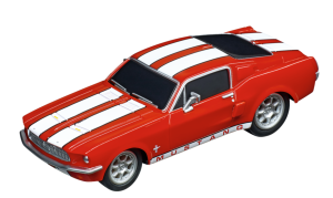 CARRERA15817085-A - FORD Mustang 1967 rouge et blanche à friction