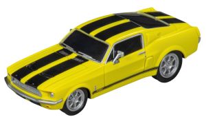 CARRERA15817085-D - FORD Mustang 1967 jaune et noire à friction