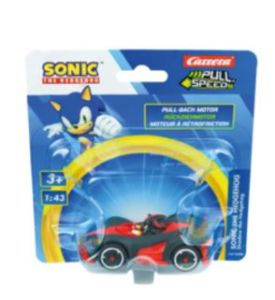 CARRERA15818326 - Voiture principale à friction SONIC the Hedgehog sous blister  - Noir - Shadow