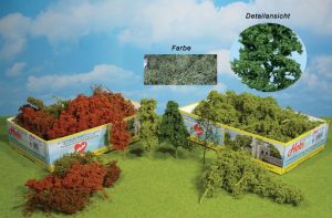 HEK1630 - 15 Arbres et Buissons en fibres naturelles - nature