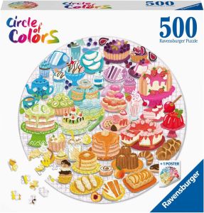 Puzzle 500 Pièces Desserts et pâtisseries Circle of colors