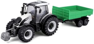 BUR31676 - VALTRA N174 blanc avec remorque