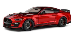 SOL1805914 - SHELBY Mustang  GT500KR 2023 Rouge avec bandes noires