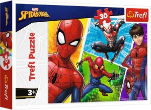 TRF18242 - Puzzle 30 Pièces MARVEL – SPIDERMAN et MIGUEL