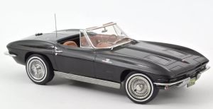 NOREV189055 - CHEVROLET Corvette Sting Ray Cabriolet 1963 Noir