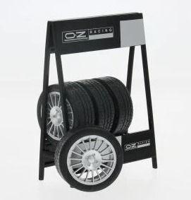 IXO18SET030W - Pack de 4 pneus OZ avec jantes grises