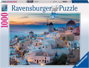 RAV196111 - Puzzle 1000 Pièces Soirée à Santorin