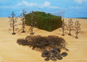 HEK1972 - Kit Arbres avec flocage 6-12 cm - 15 pièces