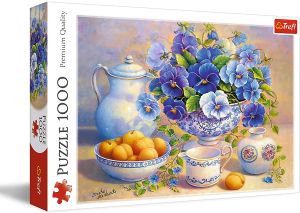 TRF10466 - Puzzle 1000 Pièces Le bouquet bleu