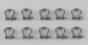 YCC635 - Lot de 10 Manilles 150/200 Tonnes (filetée avec boulons)