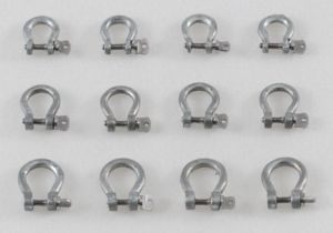 Set 10 Manilles en miniature 100 Tonnes de couleur Noire et