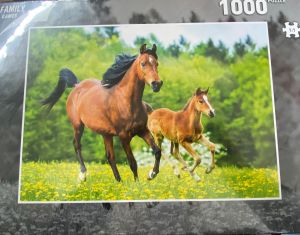 Puzzle 1000 pièces Les chevaux
