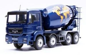 Toupie Bétonnière Liebherr Sur Mercedes SK 8x4 - HTM904 - Conrad 1/50 - Occasion