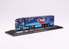 SCANIA CS20 4x2 avec remorque frigo 3 essieux