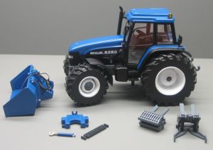 REP094 - NEW HOLLAND 8360 avec bennette