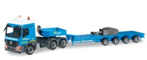 HER303897 - MERCEDES Actros 6x4 Avec Remorque 4 Essieux "FELBERMAYR" Ech:1/87