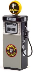 Pompe à essence SIGNAL-Ethyl Gasoline Hauteur 10cm x Largeur 3cm x profondeur 2.5 cm