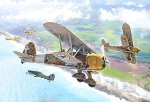 BIPLANEfiat CR.42 Falco à assembler et à peindre