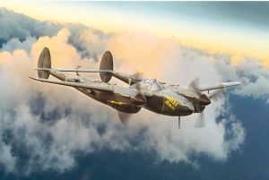 ITA1446 - Avion P38J Lightning  à assembler et à peindre