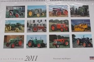 Calendrier des Tracteurs Mytiques 2011