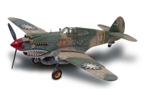 Avion Requin tigre P-40B à assembler