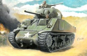 Char M4 Sherman 75mm à assembler et à peindre