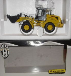 Miniature ROS New Holland W190 Chargeuse Sur Pneus - 1/32, Métal/plastique, Jaune (neuf)