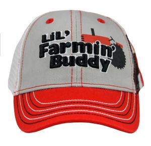 CAS15IH080-TOD - Casquette IH Rouge et gris pour enfant