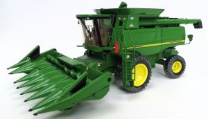 Miniature Moissonneuse CASE IH AFS Connect 9250 à chenilles avec 2 coupes – Collection Prestige ERTL ERT44320 | Collect World