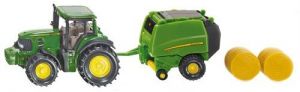 SIK1665 - JOHN DEERE 7530 avec presse JOHN DEERE 990 et 2 ballots