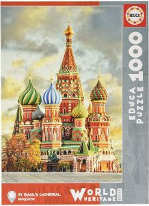 Puzzle 1000 Pièces Cathédrale St Basile à Moscou