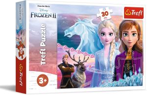 TRF18253 - Puzzle 30 pièces LA REINE DES NEIGES 2 : Le courage des sœurs