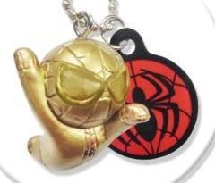 T8865G - Porte clé Figurine MARVEL - SPIDER-MAN GOLD