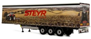 Remorque bâchée PACTON 3 Essieux STEYR design