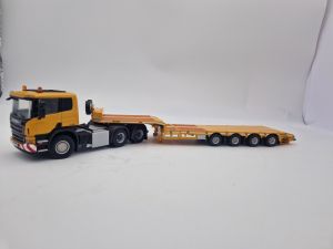 SCANIA P5 6x4 avec plateau surbaissé 4 essieux PRENIUM LINE