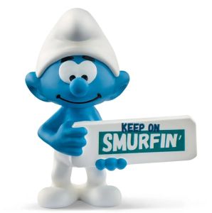 SHL20843 - Schtroumpf avec panneau Smurfin'