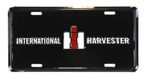 SIGN-2201 - Plaque métallique INTERNATIONAL HARVESTER Noir – 30 x 15 cm