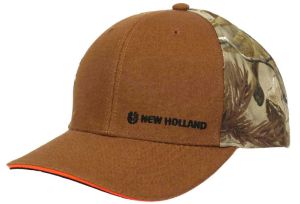 Caquette NEW HOLLAND marron et camouflage
