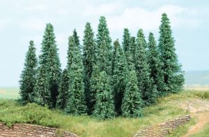 HEK2235 - 10 sapins argentés 9-14 cm