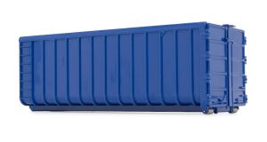 Benne container HOOKLIFT 40m3 bleu