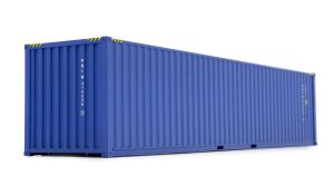 MAR2324-01 - Container maritime 40 pieds bleu