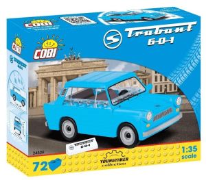 COB24539 - TRABANT 601 bleu - 72 Pièces