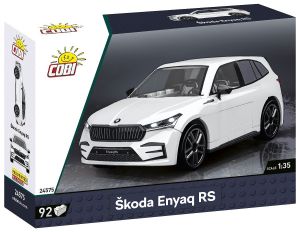 COB24575 - SKODA Enyaq RS blanc - 92 Pièces